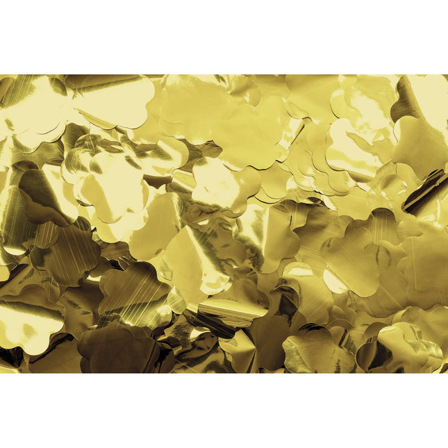 Showgear Metallic Confetti Flowers Ø 55mm Flameproof 1kg - Gold 