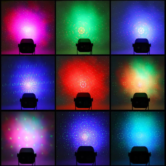 SkyDisco® Mini Laser Party Light RG LED Compact Home Laser USB 