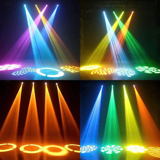SkyDisco® MH-30 Mini DJ Moving Head Light 30W 8 Gobos 8 Colors DMX 