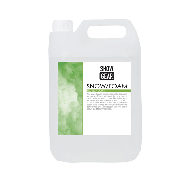 Showgear Snow/Foam Liquid 5 litre - ready to use 