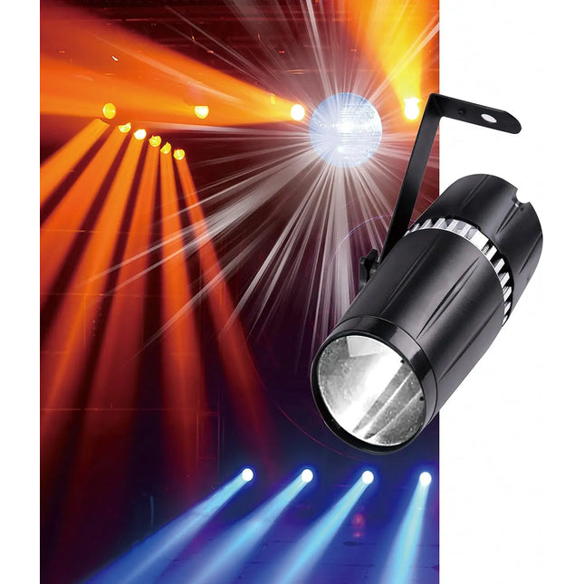 SkyDisco® LED Trispot 9W RGB IR Remote Controller 