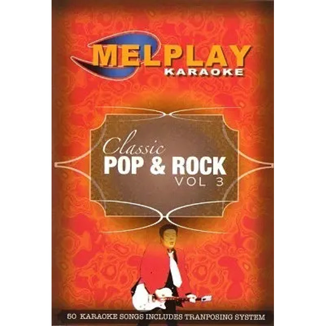 Karaoke Disc DVD Melplay Pop & Rock Vol.3 (50 Tracks) 