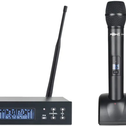 MadBoy U-TUBE 20PD Rechargeable Wireless Microphones Switchable Frequencies 