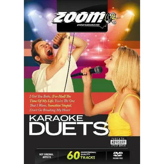 Karaoke Discs DVD Zoom Karaoke Duets (2 DVD’s, 60 Tracks) 