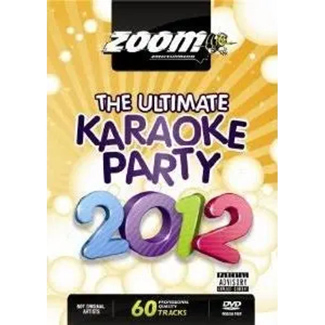 Karaoke Discs DVD Zoom The Ultimate Karaoke Party 2012 (2 DVD’s, 60 Tracks) 