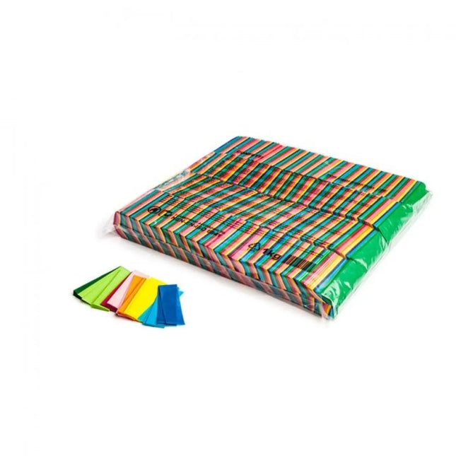 Magic FX 1kg Slowfall Paper Confetti Rectangles - Multicolour 