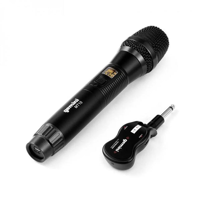 Gemini GMU-M100 UHF Wireless Karaoke Microphone USB Сharging 
