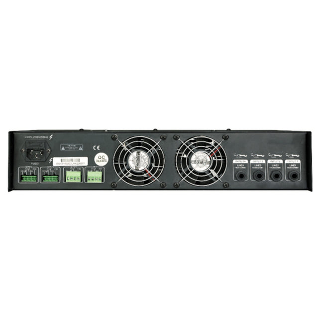 Studiomaster ISA4150 Power Amplifier - 4 x 150W 70/100V and 4-16Ω Low Z