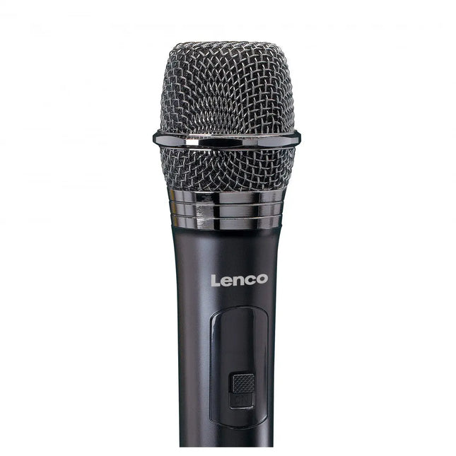 Lenco MCW-011 Wireless Microphone with Battery Powered Receiver 