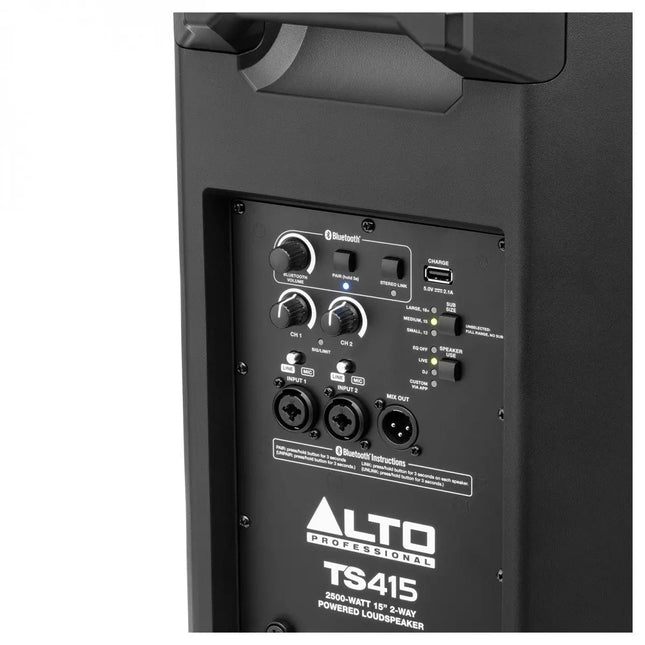 Alto Professional TS415 2500W 15" 2-way Powered Active Loudspeaker Bluetooth 