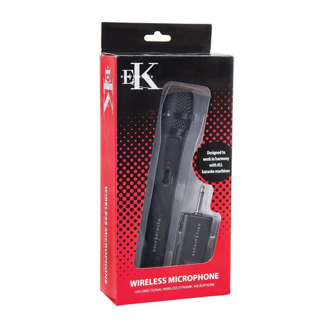 Easy Karaoke Wireless Microphone, Black 