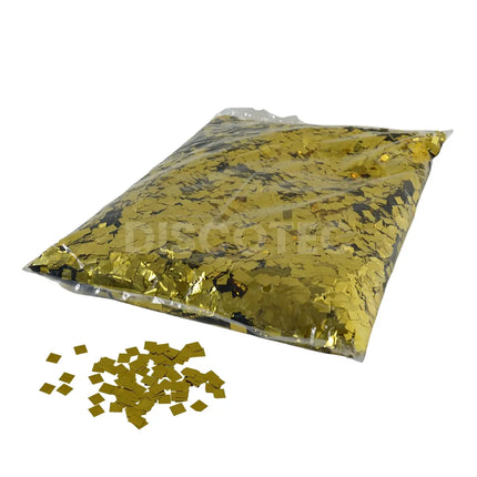 Showgear Metallic Confetti Pixie Dust 6x6 mm Flameproof 1kg - Gold 
