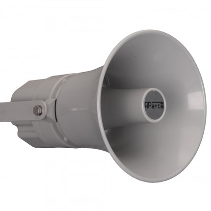 Apart HM25G Ultra Long-Throw PA Horn 25W/100V Cool IP66 Grey