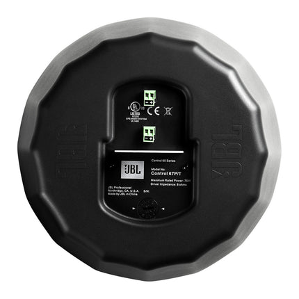 JBL Control 67P/T 6.5" Pendant Speaker 120° 75W 100V Black