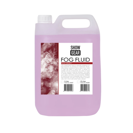 Showgear Fog Fluid High Density 5 litre 