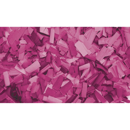 Showgear Confetti Rectangle 55x17mm Flameproof Biodegradable 1kg - Pink 