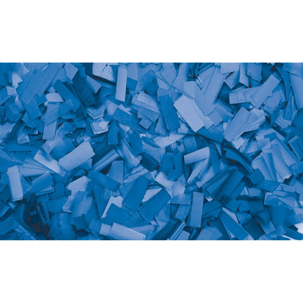 Showgear Confetti Rectangle 55x17mm Flameproof Biodegradable 1kg - Blue 