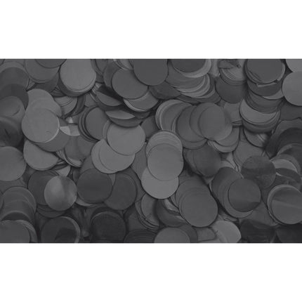 Showgear Confetti Round Ø 55mm Flameproof Biodegradable 1kg - Black 