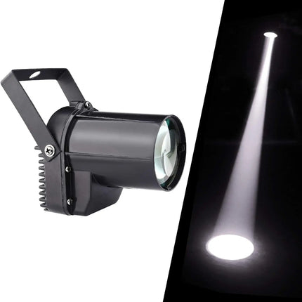 SkyDisco® White LED Pinspot 3W 6000K Stage Spotlight 