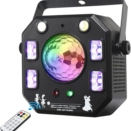 SkyDisco® Combo 460 4-in-1 Disco Lighting Effect Crystal Ball / Strobe / Laser / Ultraviolet 