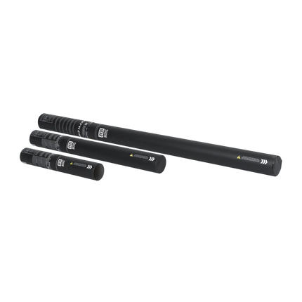 Showgear Handheld Confetti Cannon Pro 80cm Flameproof Biodegradable - Black 
