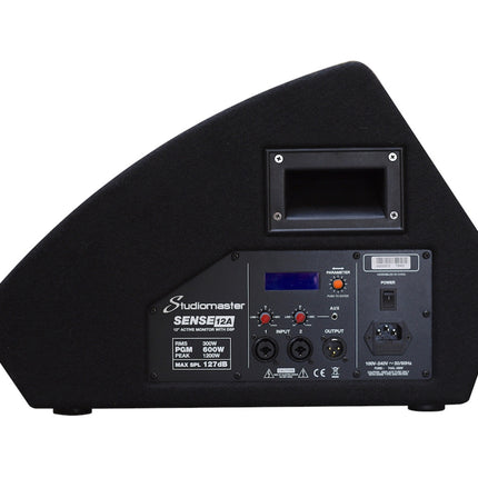 Studiomaster SENSE12A 12" 2-Way Active Stage Monitor Carpet Finish 300W