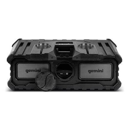 Gemini SOSP-8 Waterproof Battery Powered Bluetooth Speaker with LED IP67