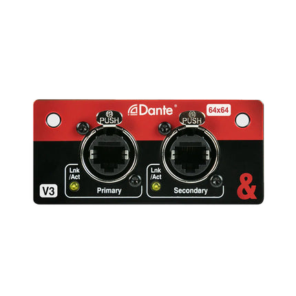 Allen & Heath SQ Dante V3 64x64 Dante Module for SQ Series and AHM-64 Mixers