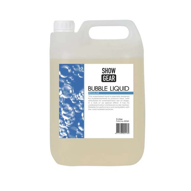 Showgear Bubble Liquid 5 litre - ready to use 