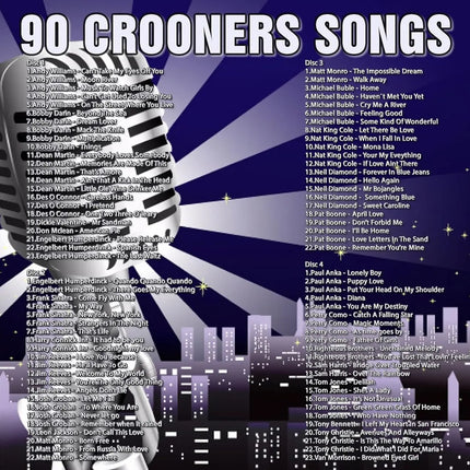 Vocal-Star Karaoke CDG, Crooners Hits 