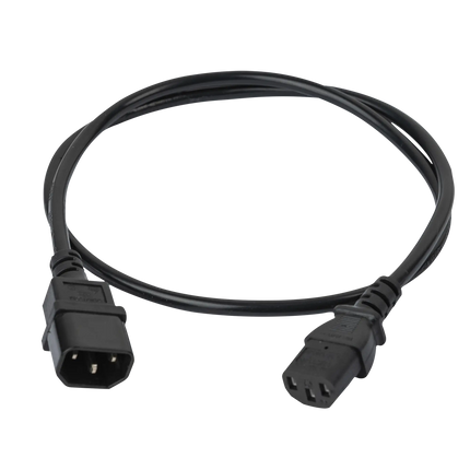 DAP Power Extension Leads IEC C13 Female to IEC C14 Male 3x 1.0 mm² - 5 m 