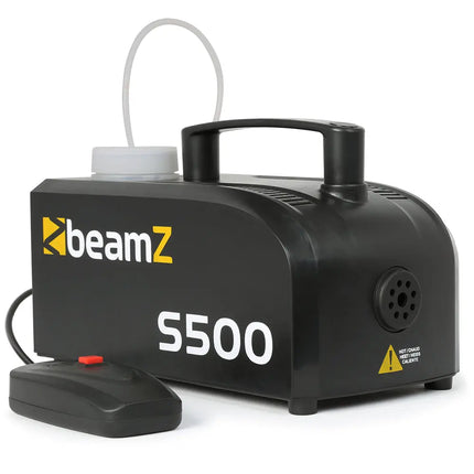 BeamZ S-500 Halloween Smoke Machine 500W with 100ml Fluid 