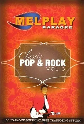 Karaoke Disc DVD Melplay Pop & Rock Vol.3 (50 Tracks) 