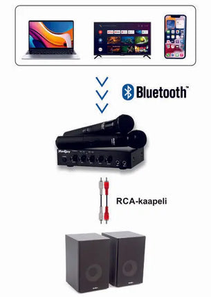 MadBoy U-REMIX 2 Bluetooth Karaoke System for Smart TV with Mixer 