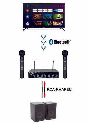 MadBoy U-REMIX 3 Wireless Bluetooth Karaoke System for Smart TV 