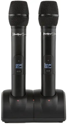 MadBoy U-TUBE 20PD Rechargeable Wireless Microphones Switchable Frequencies 