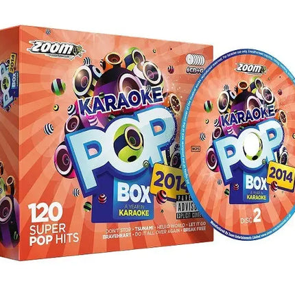 Zoom Karaoke Pop Box 2014 (6 Gdg's) - 120 Super Pop Hits 