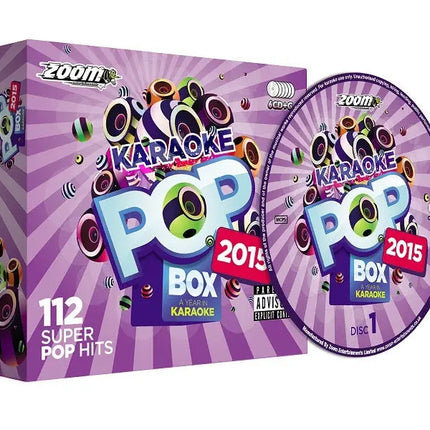 Zoom Karaoke Pop Box 2015 (6 CD+G's) - 120 Super Pop Hits 