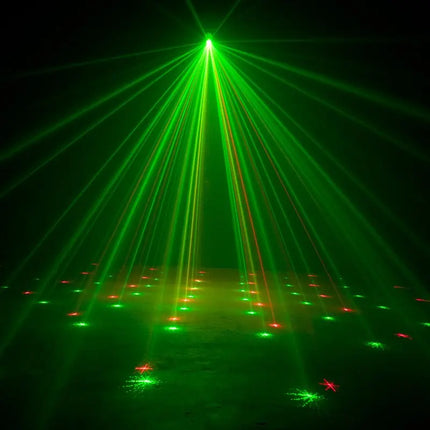 ADJ Micro Galaxian II Green and Red Beams Disco Laser Light 