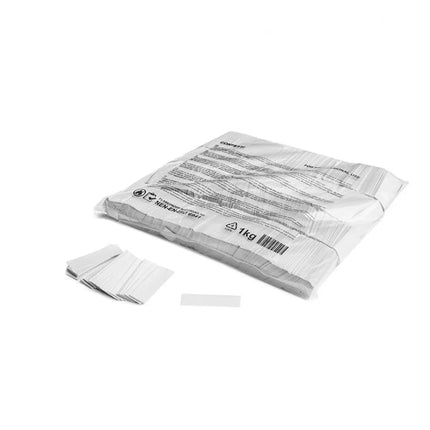 Magic FX 1kg Slowfall Paper Confetti Rectangles - White 