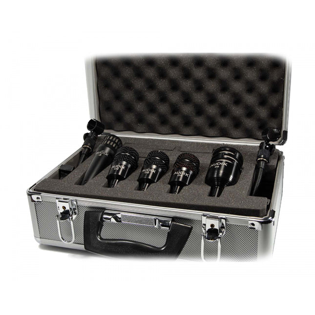 Audix DP5A Microphone Drum Pack Inc Case (1xi5 / 2xD2 / 1xD4 / 1xD6)