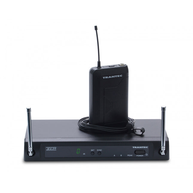 Trantec S4.04L UHF Lapel Radio Mic System CH70