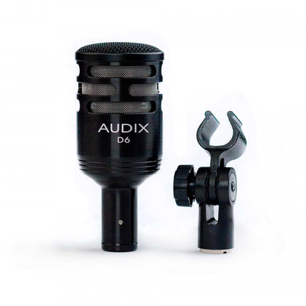 Audix D6 Kick Drum Mic with Exceptional Clarity and Attack