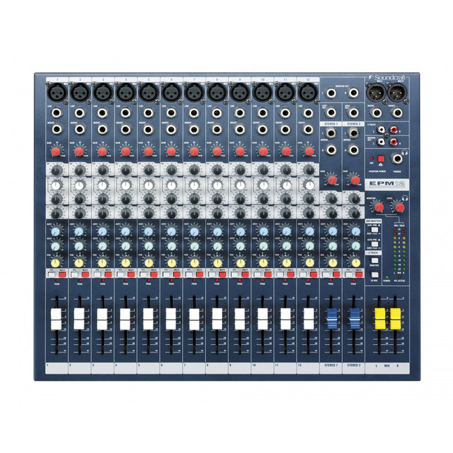 Soundcraft EPM12 12:2 Multipurpose Mixer 12-Mic 2-Stereo i/p Inc Rack Kit