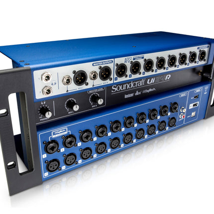 Soundcraft Ui24R 24-Ch Digital Mixing + Multi-track Recording System 4U