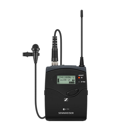 Sennheiser EW100 G4-GB Wireless Lapel/Handheld Microphone System with ME2/835S Mic CH38