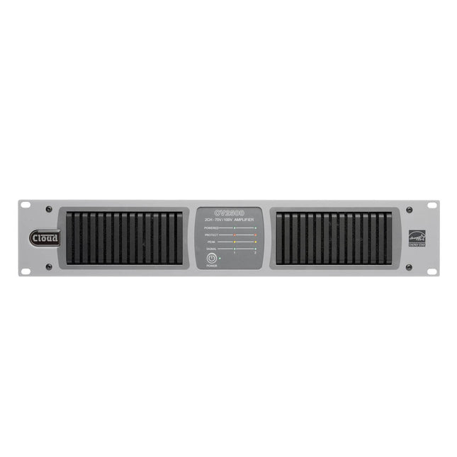 Cloud CV2500 Energy Star Compliant Digital Amplifier with DSP 2x500W 100V 2U