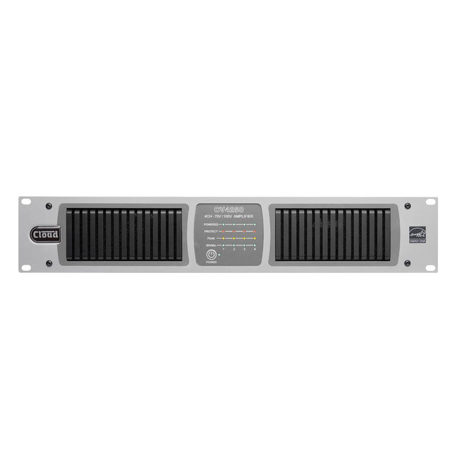 Cloud CV4250 Energy Star Compliant Digital Amplifier with Configurable DSP - 4x250W 100V 2U