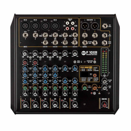 RCF F10XR 10Ch Analogue Multi-FX Mixer 4xMic/2xMono/4xStereo-In