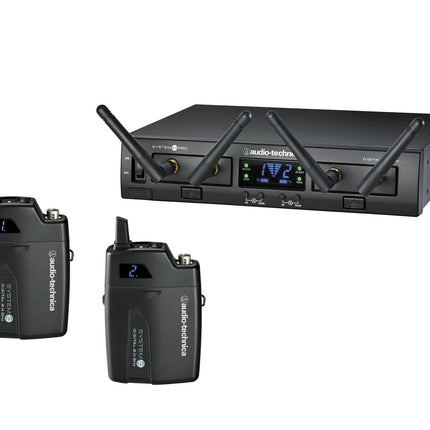 Audio-Technica ATW-1311 System 10 PRO DUAL Rack Mount 2.4GHz Bodypack Mic System